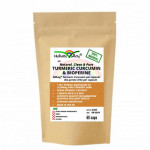 Turmeric Curcumin 500mg (equivalent to 15,000mg turmeric) and Bioperine (5%) by Holistic Valley (60 caps)
