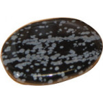 Snowflake Obsidian Palmstone